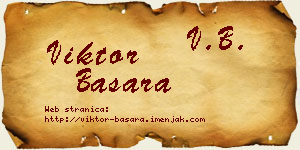 Viktor Basara vizit kartica